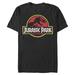 Men's Black Jurassic Park Logo T-Shirt