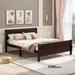 Wooden Full Size Platform Bed with Headboard & Footboard, Solid Wood Mattress Foundation Sleigh Bed Frame, No Box Spring Needed