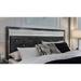 Signature Design by Ashley Kaydell Black Upholstered Panel Storage Bed