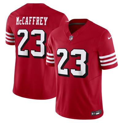 Christian McCaffrey Scarlet San Francisco 49ers Vapor F.U.S.E. Limited Nike-Trikot für Herren Image