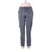 Lou & Grey Casual Pants - Mid/Reg Rise: Gray Bottoms - Women's Size 8