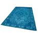 Turquoise 74" x 121" L Area Rug - Rug N Carpet Rectangle Oyma Vintage Rectangle 6'2" X 10'0" Indoor/Outdoor Area Rug 121.0 x 74.0 x 0.4 in blue | Wayfair