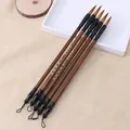 Pinceaux de calligraphie chinoise manche en bois stylo poils de loup écriture livraison