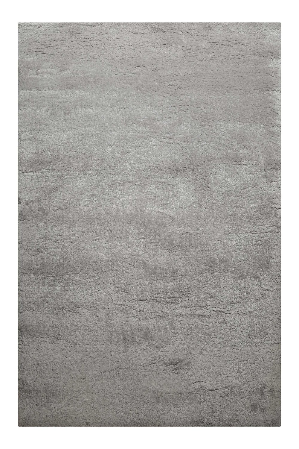 Tapis à poils longs, doux et moelleux, gris clair 140x200
