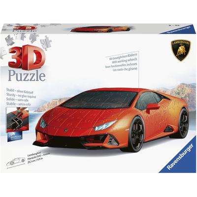 3D-Puzzle RAVENSBURGER "Lamborghini Huracán EVO - Arancio" Puzzles orange Kinder Made in Europe; FSC- schützt Wald - weltweit