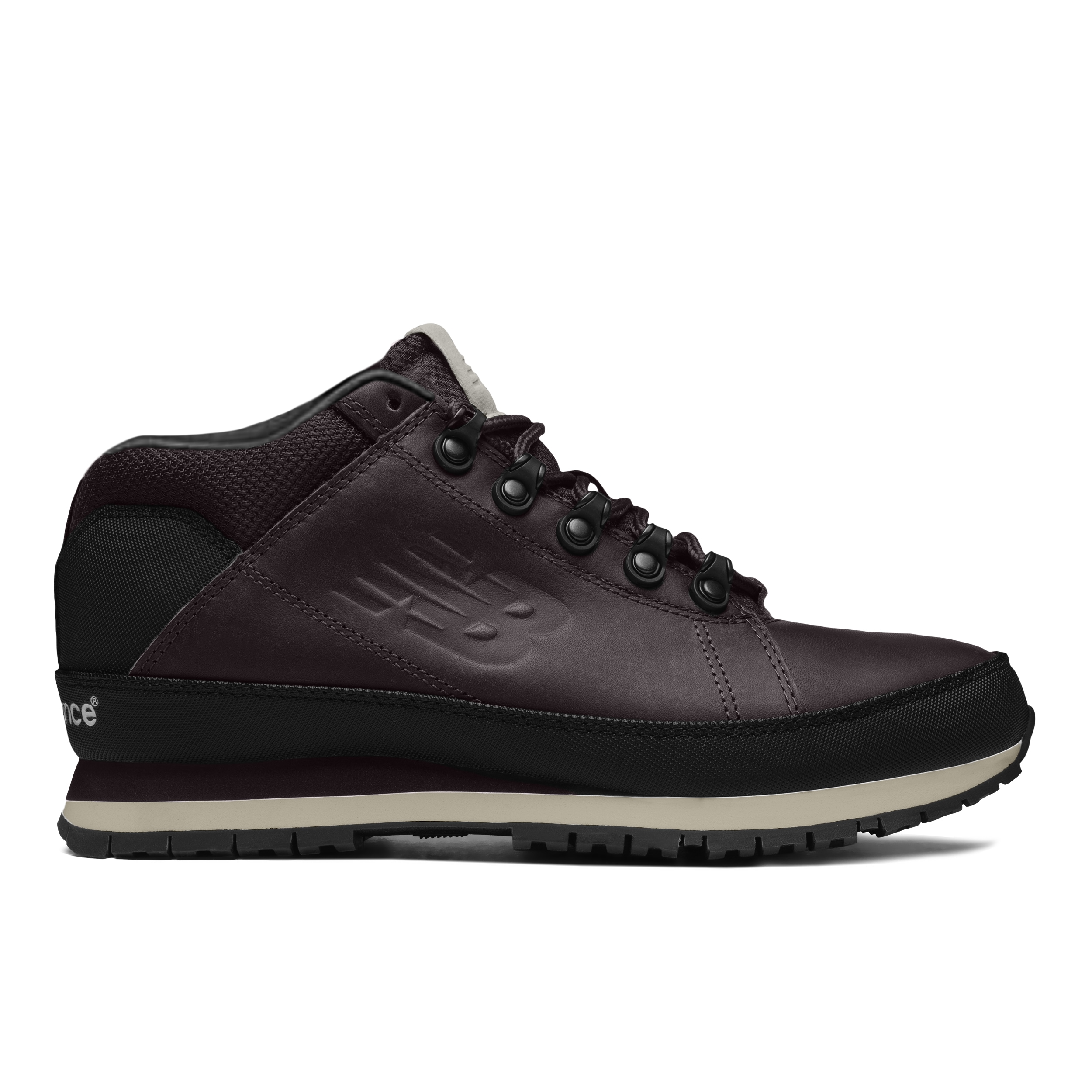 Sneaker NEW BALANCE "754", Gr. 46,5, braun (dunkelbraun), Leder, Schuhe