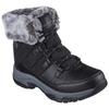 Winterboots SKECHERS "TREGO-", Damen, Gr. 40, schwarz, Lederimitat, Textil, casual, Schuhe Snowboots, Snowboots mit Fellimitat-Besatz