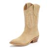 Cowboy Boots LASCANA, Damen, Gr. 38, beige, Obermaterial: 100% Rindsleder. Futter: 100% Lederimitat. Decksohle: 100% Lederimitat. Laufsohle: 100% Synthetik, unifarben, modisch, Schuhe, Cowboy Stiefelette, Western Stiefel, Ankleboots aus hochwertigem...