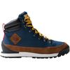 Schnürboots THE NORTH FACE "M BACK-TO-BERKELEY IV TEXTILE WP", Gr. 47, blau (blau, braun), Leder, sportlich, Schuhe Schnürboots, wasserdicht