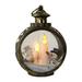 JINCHANG Christmas Decorations Ornaments Mini Vintage Outdoor Christmas Candles Lantern With LED Lights Christmas Christmas Candles LED Lights Tea Light For Christmas Decorations Tabletop