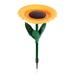 QIIBURR Flower Garden Decorations Outdoor Outdoor Sunflower Standing Bird Feeder Outdoor Bird Bathtub Bird Feeder Bowl Bird Feeder Flower Shaped Bird Feeder Tray Garden Decoration Stake Bird