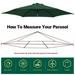 QIIBURR Umbrella Covers for Outdoor Umbrellas Garden Umbrella Outdoor Stall Umbrella Beach Sun Umbrella Replacement Cloth 78.7 Inch Diameter