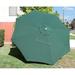 Replacement Green Strong & Thick Umbrella Canopy For 10Ft 8 Ribs (Canopy )