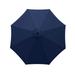 QIIBURR Beach Umbrella with Sand Anchor Windproof Garden Umbrella Outdoor Stall Umbrella Beach Sun Umbrella Replacement Cloth 118 Inch Diameter with 8 Bones Beach Umbrella Sand Anchors