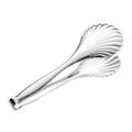 Miayilima Christmas Barbecue Clips Scalloped Shell Shape Buffet Serving Tongs Stainless Steel Chef Food Bbq Serving Utensils Stainless Steel