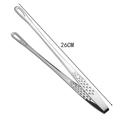 Miayilima Christmas Barbecue Grill Stainless Steel Food Tongs Kitchen Cooking Tool Barbecue Kitchen Tong Stainless Steel