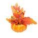 ELFINDEA Halloween Decorations Fake Pumpkins with Artificial Flowers for Halloween House Party Thanksgiving Fall Ornaments Home Table Centerpiece Kitchen Decor Home Decor Room Decor