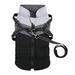Winter Pet Dogs Vest Jacket Dogs Warm Thick Comfortable Coat Sleeveless Zipper Jacket Cotton Padded Vest with Durable Chest Strap for Smal Medium Large Dogs Black XL