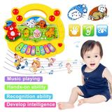 KEINXS Baby Musical Toys Electronic Kids Musical Instruments Keyboard Piano Set Learning Light Up Toy for Toddlers Infant Early Educational Development Music Toys for Babies