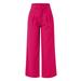 Gubotare Womens Pants Casual Women s Golf Pants Stretch Work Ankle Pants High Waist Dress Pants with Pockets for Yoga Business Travel Casual (Hot Pink XXL)