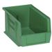 Quantum Storage QUS221GN Ultra Stack & Hang Bin Green - 9.25 x 6 x 5 in.