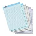 Prism Plus Colored Pads Legal Rule Letter Pastels 6 50-Sheet Pads/Pack Sold as 6 Pad