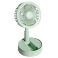 QIIBURR Battery Operated Fans Portable Rechargeable Battery Operated Portable Foldable Standing Fan Rechargeable Usb Personal Floor Fan with Adjustment Height Personal Fans Portable Rechargeable