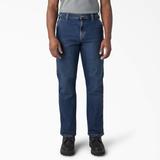 Dickies Men's Flex Relaxed Fit Carpenter Jeans - Medium Denim Wash Size 32 (DU603)