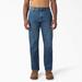 Dickies Men's Flex Relaxed Fit Carpenter Jeans - Tined Denim Wash Size 38 32 (DU603)