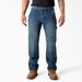 Dickies Men's Flex Relaxed Fit Double Knee Jeans - Tined Denim Wash Size 32 30 (DU604)