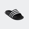 Badesandale ADIDAS SPORTSWEAR "AQUA ADILETTE", Gr. 39, schwarz-weiß (core schwarz, cloud weiß, core schwarz), Synthetik, sportlich, Schuhe