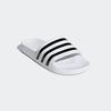 Badesandale ADIDAS SPORTSWEAR "AQUA ADILETTE", Gr. 47, weiß (cloud weiß, core schwarz, cloud weiß), Synthetik, sportlich, Schuhe