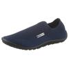 Barfußschuh LEGUANO "SCIO", Damen, Gr. 46, blau (dunkelblau), Textil, sportlich, Schuhe Barfußschuh, Slipper, Freizeitschuh, Bequemschuh mit seitlichem Logo-Emblem
