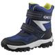 Winterstiefel GEOX "J HIMALAYA BOY B ABX" Gr. 25, bunt (navy, limette) Kinder Schuhe Stiefel Boots