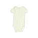 Just One You Made by Carter's Short Sleeve Onesie: Ivory Solid Bottoms - Size 12 Month