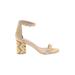 Jeffrey Campbell Heels: Gold Shoes - Women's Size 8 1/2