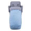 JYOKO Kids Waterproof Footmuff for Stroller Compatible with Maclaren Pushchairs (Blue Sparkles, Cotton)