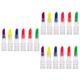 FOMIYES 18 Pcs Fluorescent Lipstick Black Lipstick Matte Christmas Stocking Stuffer Neon Lip Balm Neon Lip Gloss Neon Makeup Neon Body Paint Glow in The Dark Party Favors Shine Accessories