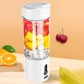 Rutaqian Portable Blender, Blender for Shakes and Smoothies, 18 Oz Rechargeable Type-C Personal Blender, Mini Blender with Ultra Sharp Six Blades, Ideal for Kitchen,Home,Travel White