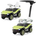 GYMAX 3 in 1 Kids Ride on Push Car, Licensed Volkswagen Push Along Car with Adjustable Handle, Guardrails, Canopy, MP3, USB, Horn & Music, Underneath Storage, Toddler Sliding Car for Boys Girls