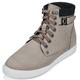 CALTO Men's Invisible Height Increasing Elevator Shoes - Taupe Nubuck Leather Lace-up Fashion Sneakers - 2.6 Inches Taller - T53122 - Size 7 UK