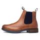 Silver Street Gable Mens Tan Leather Brogue Boot - Size 11 UK - Brown