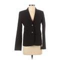 J.Crew Wool Blazer Jacket: Below Hip Brown Print Jackets & Outerwear - Women's Size 2