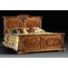 David Michael Solid Wood Standard Bed Wood in Brown | 67 H x 86 W x 92 D in | Wayfair GV-663