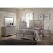 House of Hampton® 4-2_Charmain Upholstered Panel Bedroom Set Upholstered in Brown | 62.2 H x 57.2 W x 76 D in | Wayfair