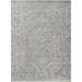 Gray 83.86 x 62.99 x 0.05 in Area Rug - Bungalow Rose Lionel Light Sage/Ivory Area Rug Polyester | 83.86 H x 62.99 W x 0.05 D in | Wayfair