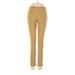Zara Basic Casual Pants - Mid/Reg Rise: Yellow Bottoms - Women's Size Small