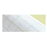 Tissu de littérature de croix de coton tissu gris de littérature de lin blanc avec le tissu de