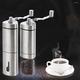 Manual Coffee Grinder Washable Ceramic Core Stainless Steel Handmade Mini Portable Bean Burr Grinders Mill Kitchen Tool