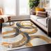 World Rug Gallery Contemporary Abstract Circles Area Rug
